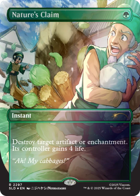 Magic the Gathering Secret Lair Drop - MY CABBAGES! (Rainbow Foil Edition)