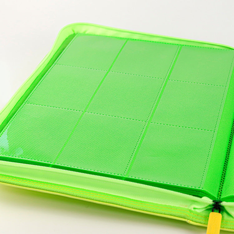 Glow in the Dark Zip-up Side-loading Card Binder