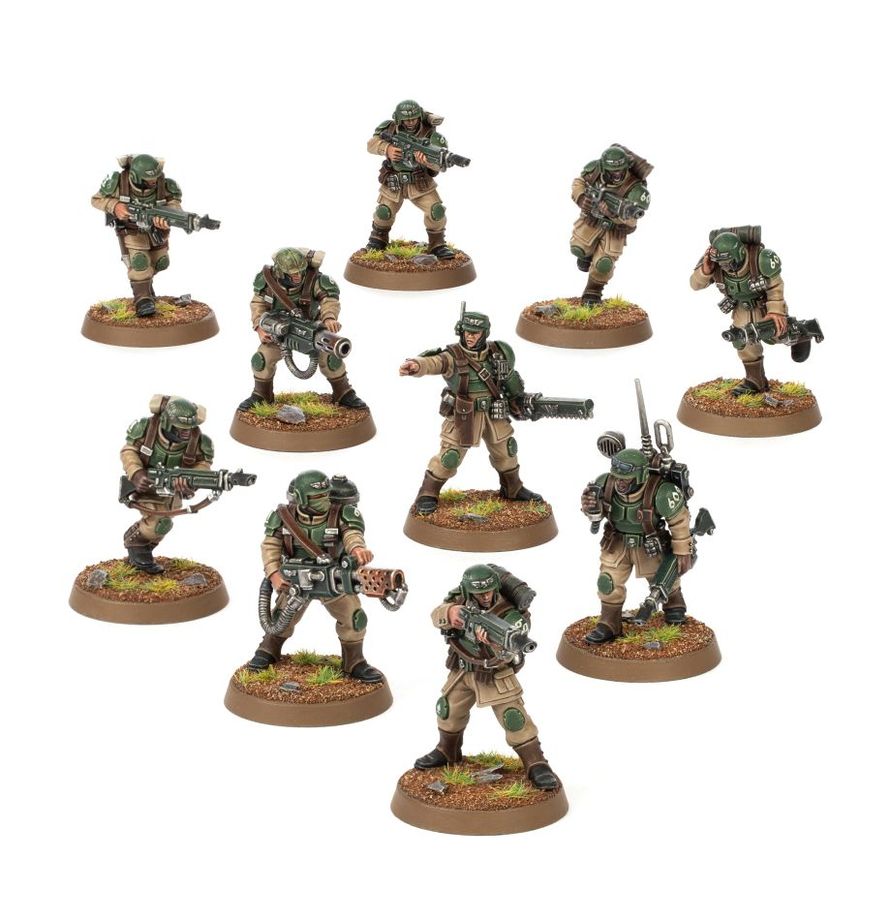 Warhammer40k Astra Militarum: Cadian Shock Troops