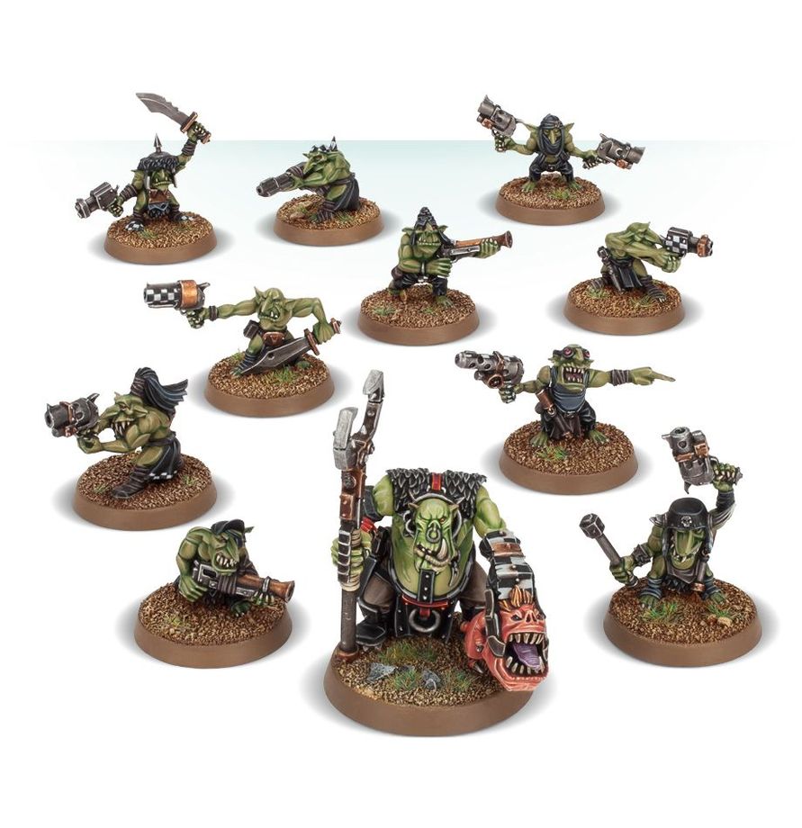 Warhammer40k Orks: Runtherd And Gretchin