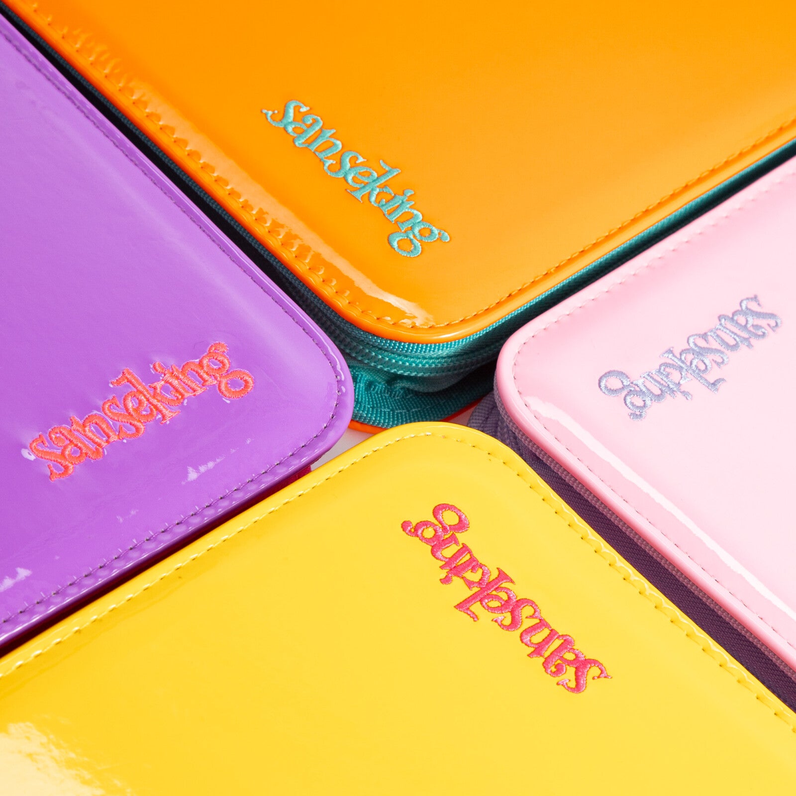 Neon Series Zip-up Side-loading Card Binders