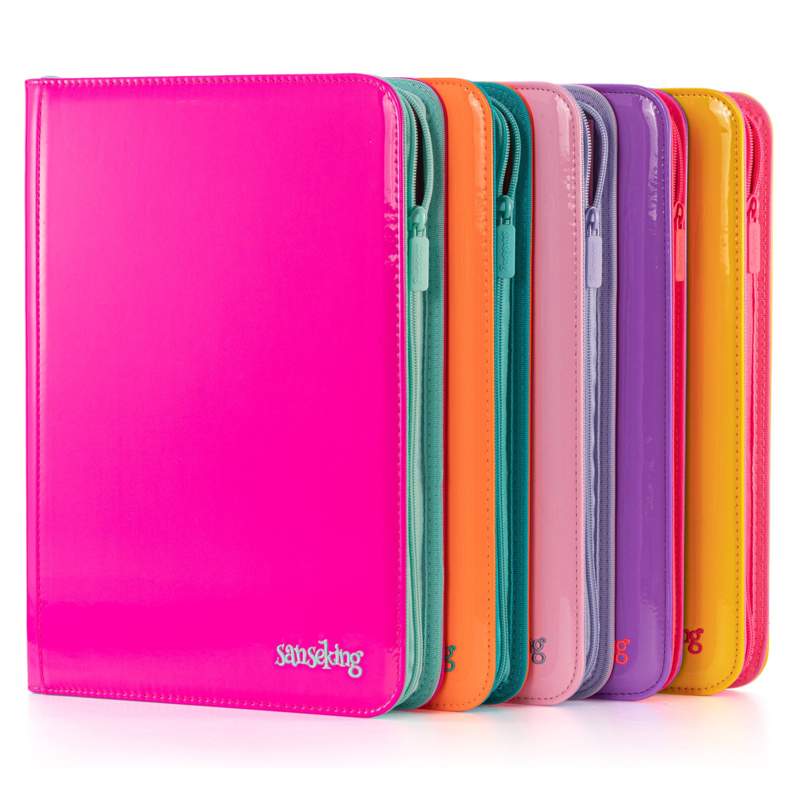 Neon Series Zip-up Side-loading Card Binders